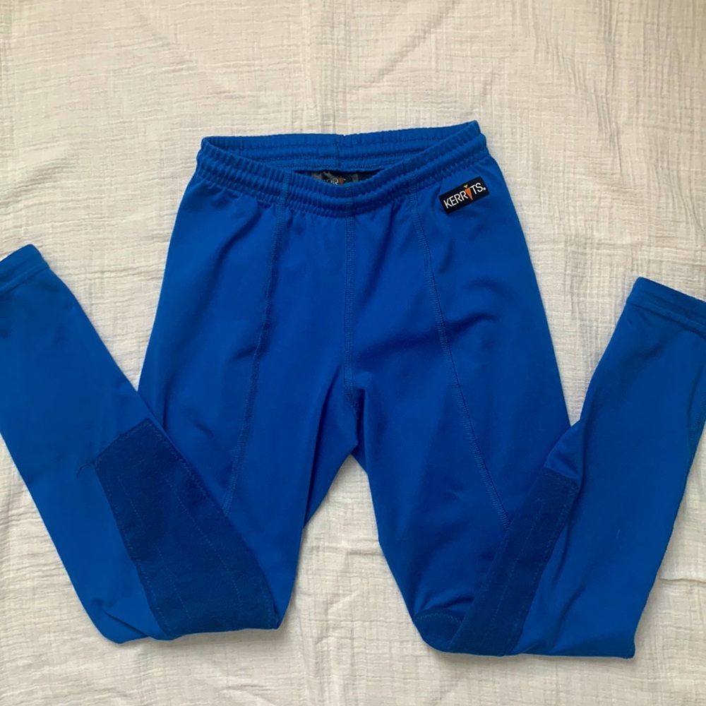 EUC kids Kerrits performance knee patch tights, size M